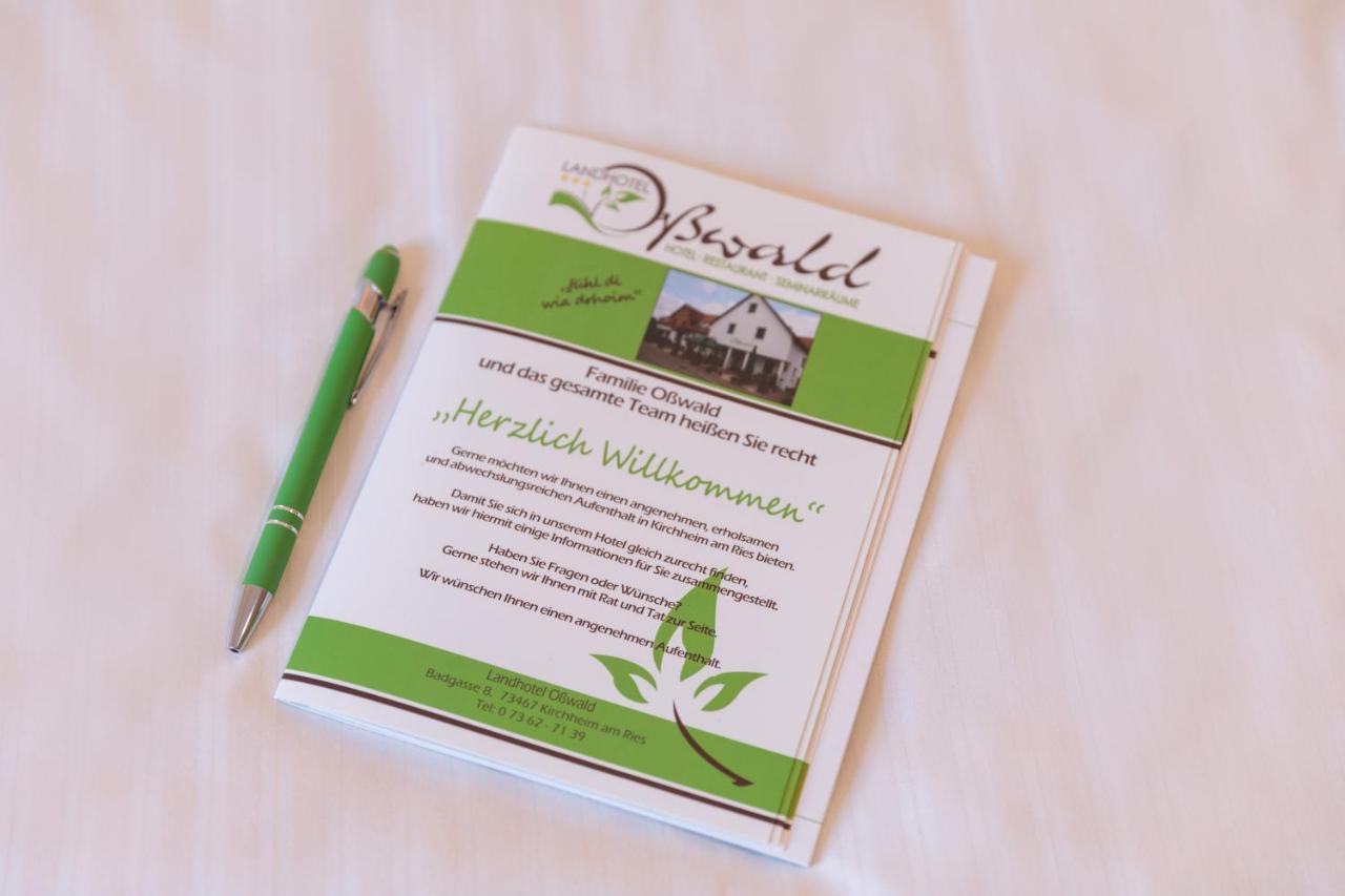 Landhotel Osswald Kirchheim am Ries Zewnętrze zdjęcie